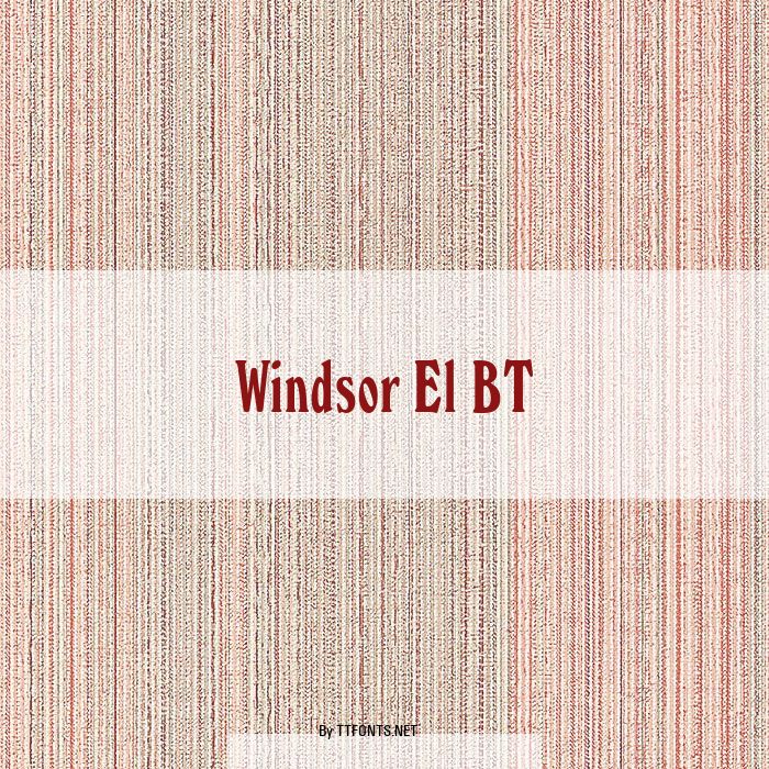 Windsor El BT example